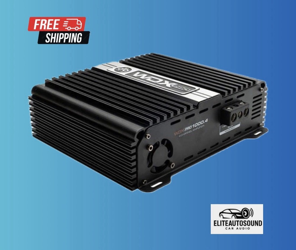 DB Drive WDX PRO1000.4 : 4-Channel Full-Range Class D Amplifier