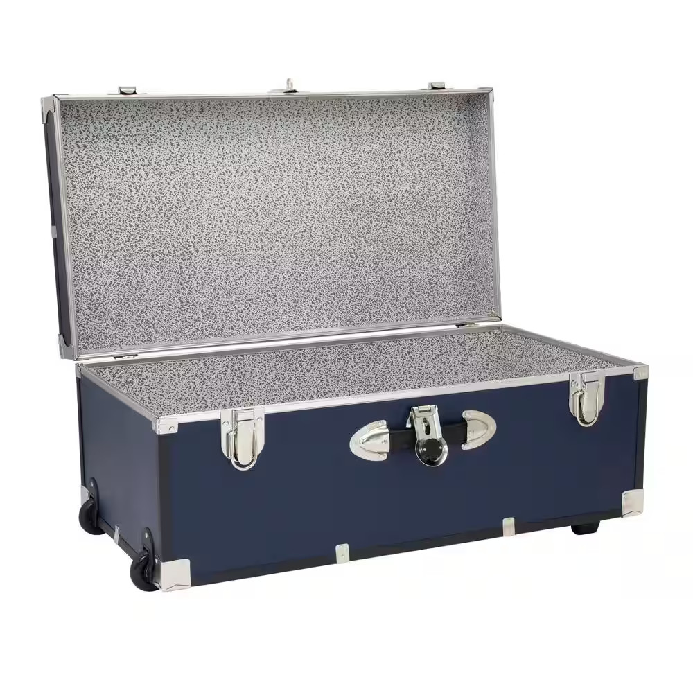 Seward Explorer 30 In. Trunk with Wheels & Lock, Blue