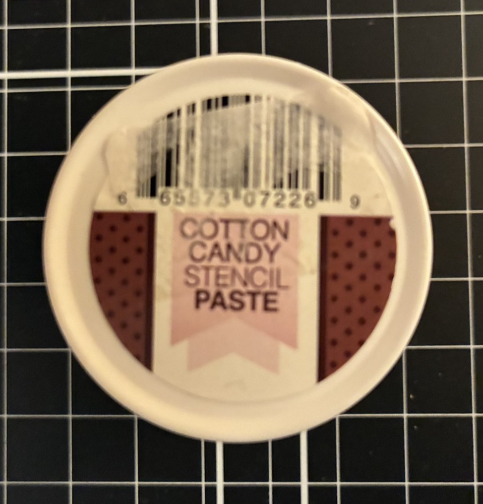 Bo Bunny STENCIL PASTE COTTON CANDY or CONFETTI PASTE SILVER