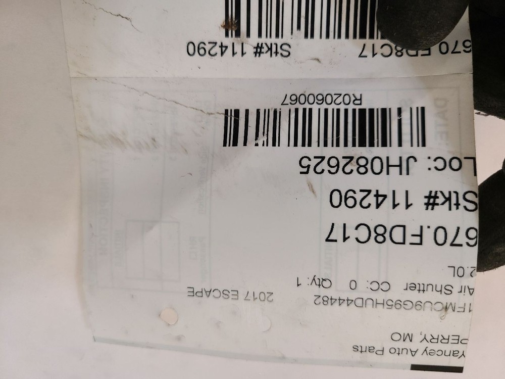 2013 2014 2015 2016 2017 2018 2019 FORD ESCAPE Air Shutter