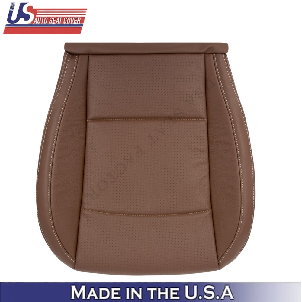 2015-2017 For Subaru Outback Leatherette Driver Bottom Seat Cover Java Brown