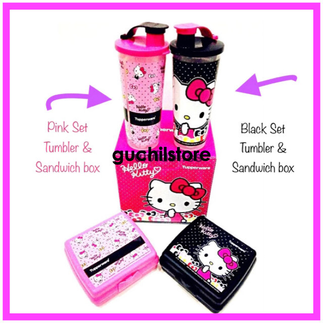 TUPPERWARE HELLO KITTY LUNCH SET LIMITED EDITION