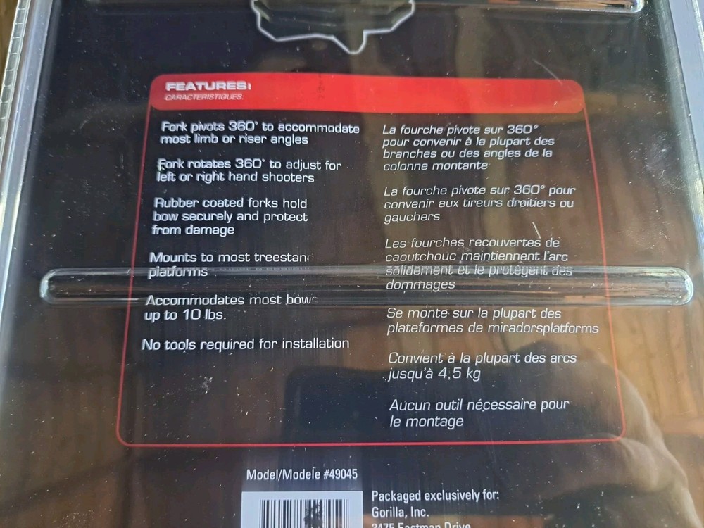 Gorilla Treestands Pivot Pro Bow Holder