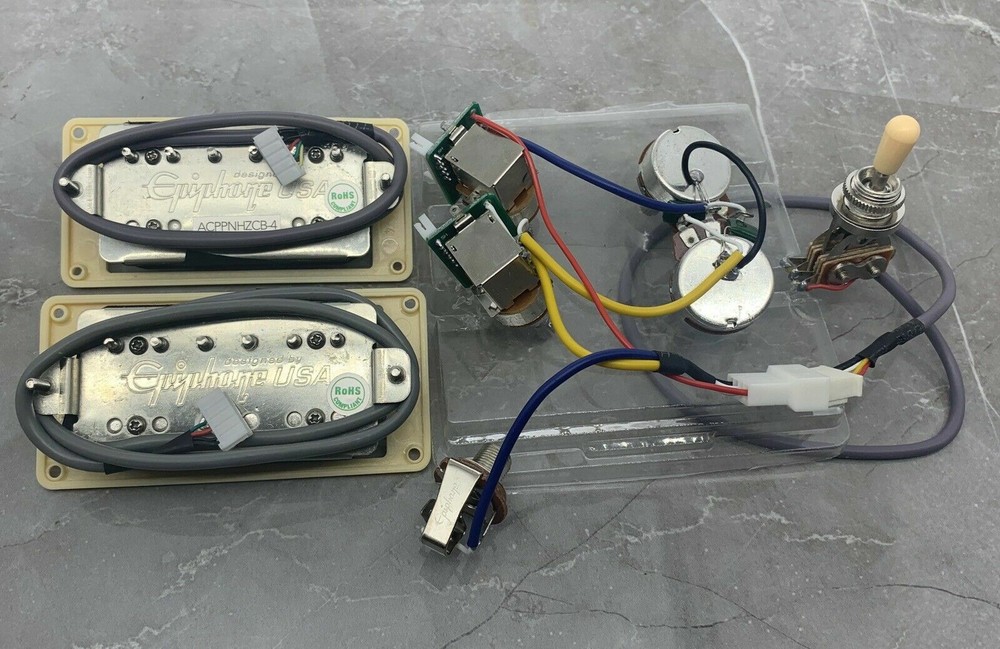 Humbucker-ProBucker and Push/Pull cable Zebra