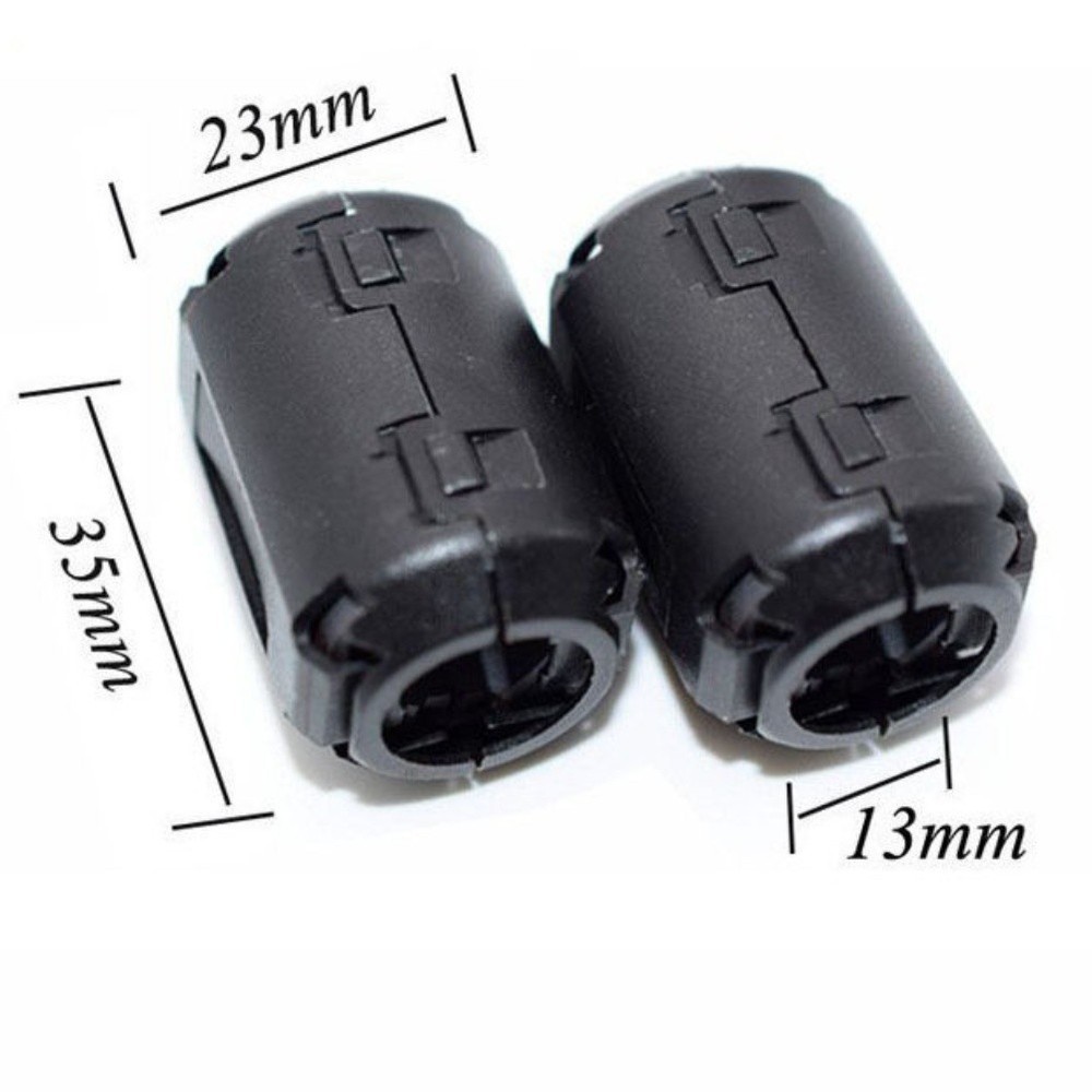48PCS Ferrite Core Clips Set with Six Sizes for Cable Interference Management
