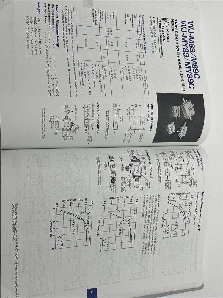 RF & Microwave Component Designers Handbook Vintage Computing Sales Catalog 1988