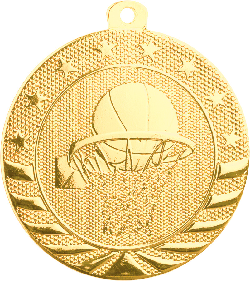 2.75" Basketball Medal Personalized Free