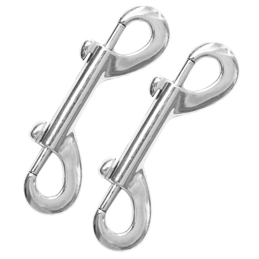 Double Ended Multi Purpose Snap Hook Clip Heavy Duty Pack of 2
