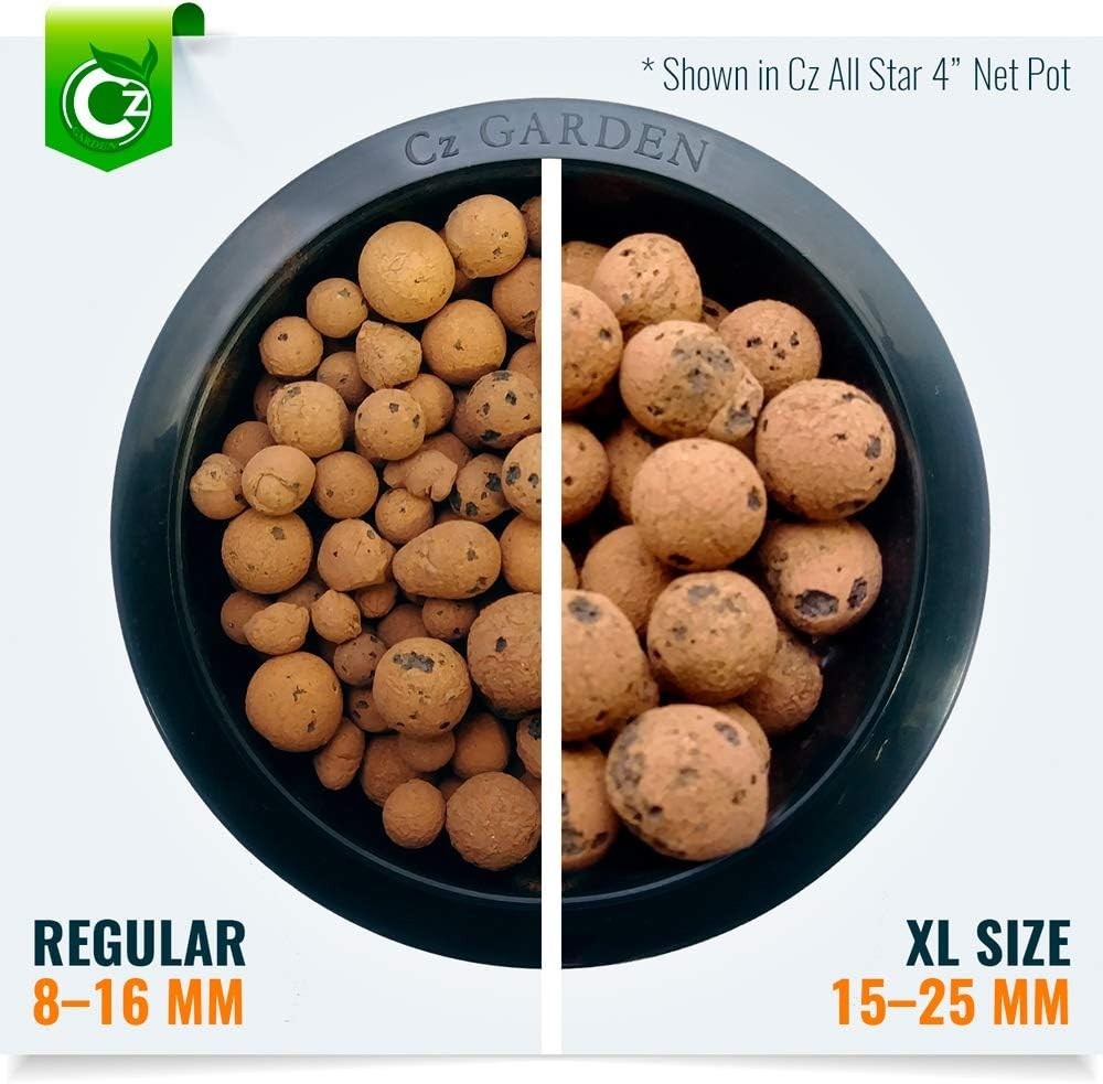 Expanded Clay Pebbles for Hydroponics Orchids Soil Conditioner 4lb