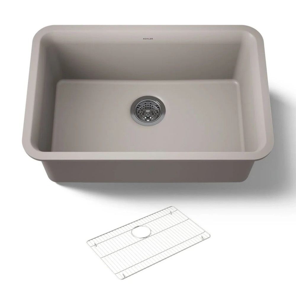 🔥 Kohler Cairn Undermount Single-Bowl Kitchen Sink Granite Composite