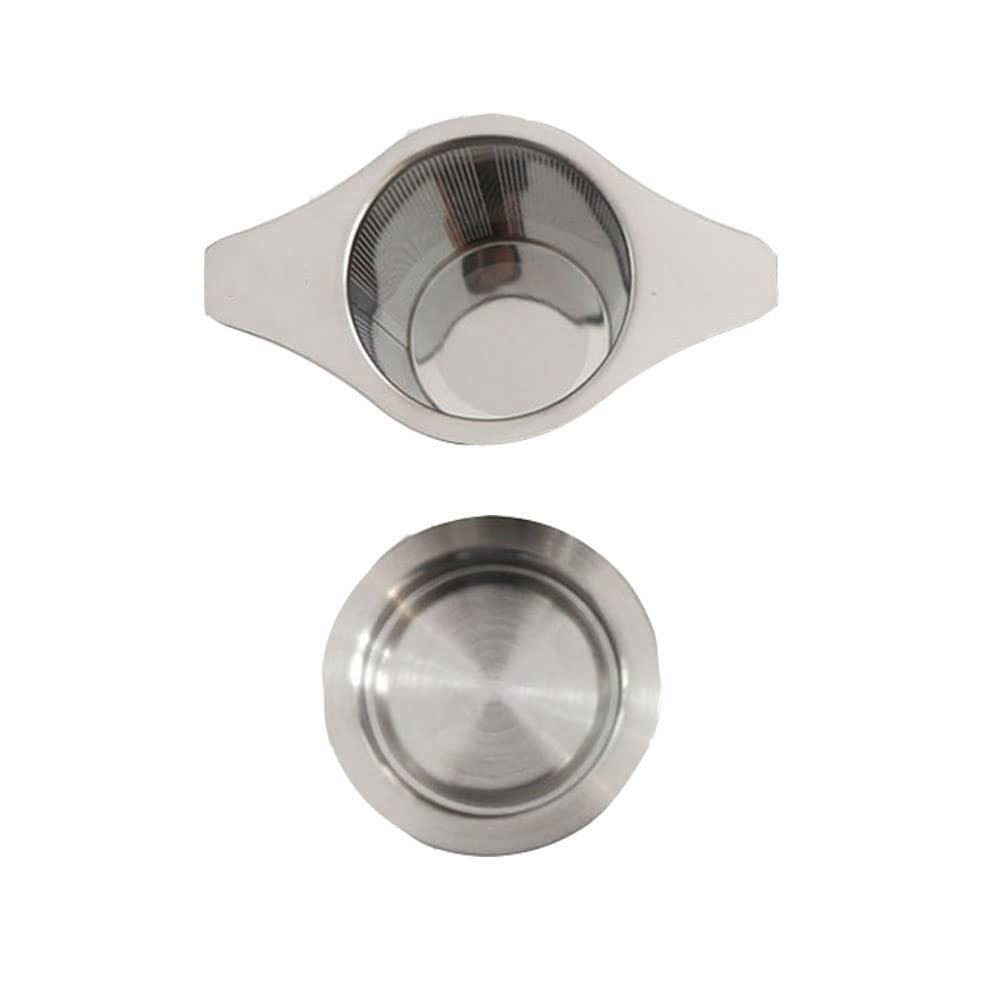 Reusable Stainless Steel Coffee Filter Paperless Coffee Maker Strainer Double...