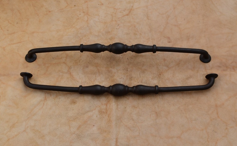 19' Cast iron door gate Extra large handle vintage pull handle Home Decor 2 pcs