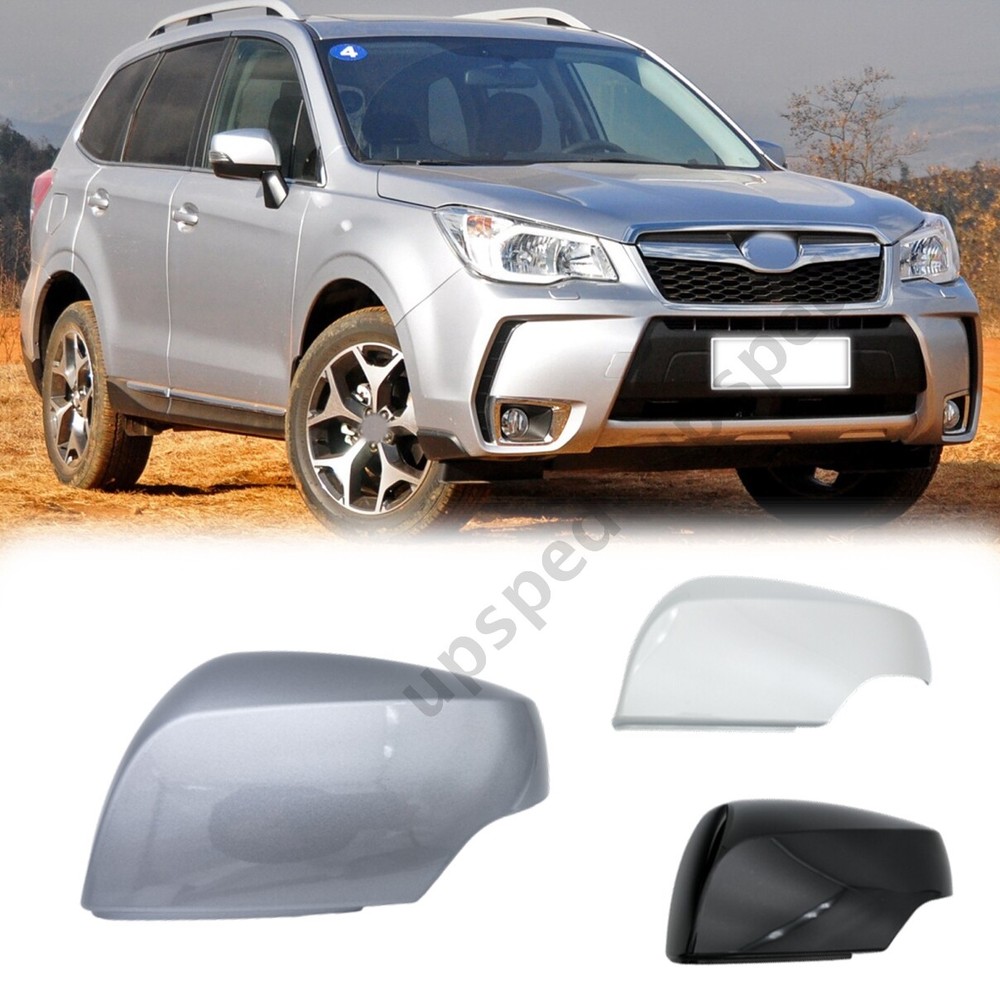 Driver Passenger Side Car Rearview Mirror Cover Cap For Subaru Forester 2014-18