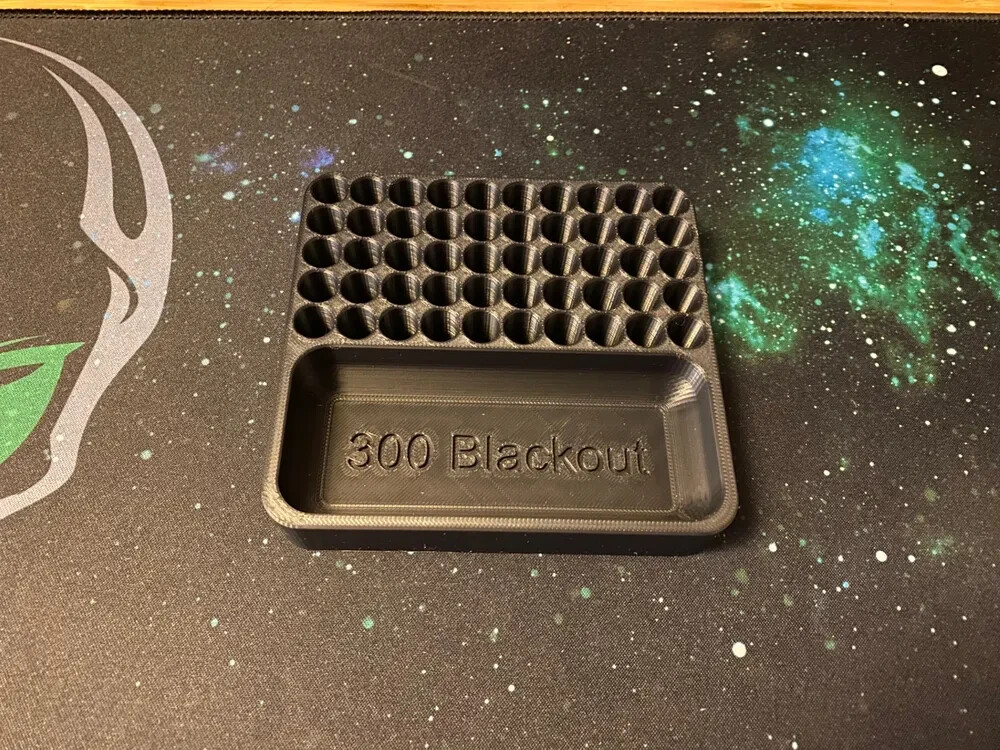 3D Printed .300 AAC Blackout Reloading Tray 50 spots