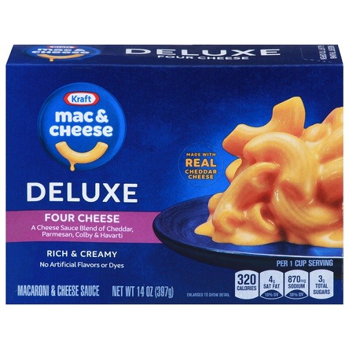 Kraft Mac & Cheese Deluxe Four Cheese 3 Pack