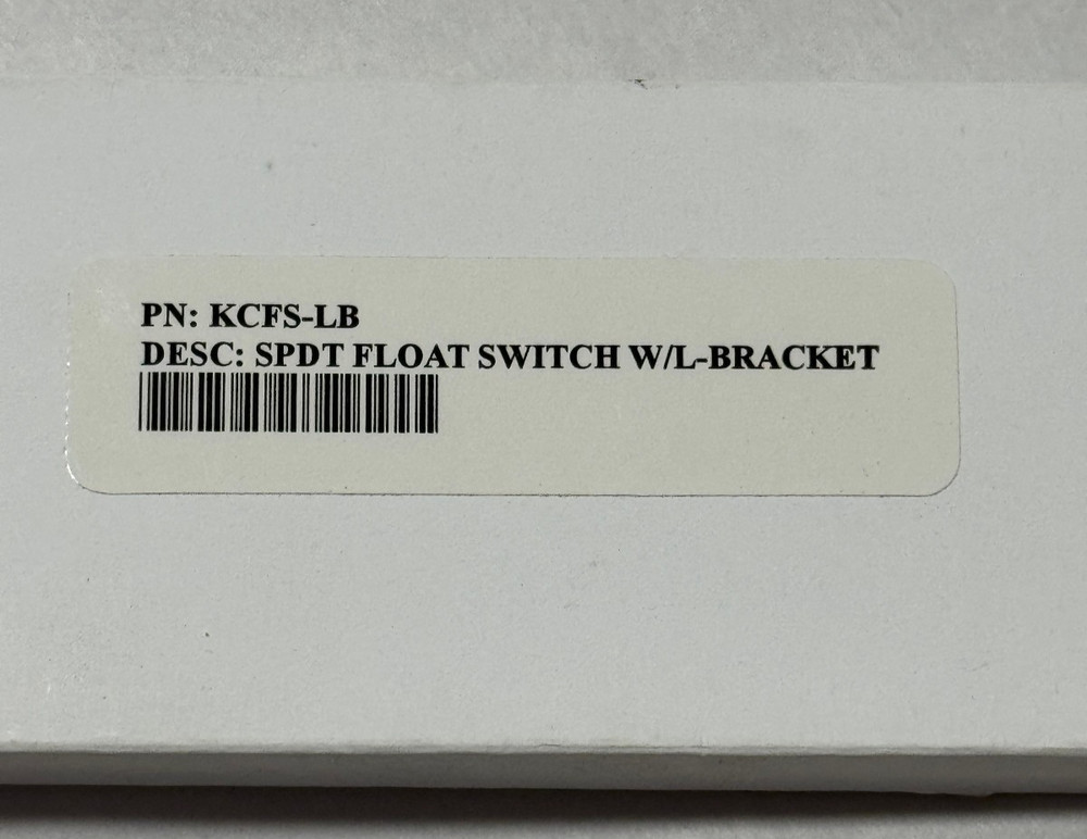 Kele KCFS-LB Liquid Level Sensor SPDT Float Switch with L-Bracket New