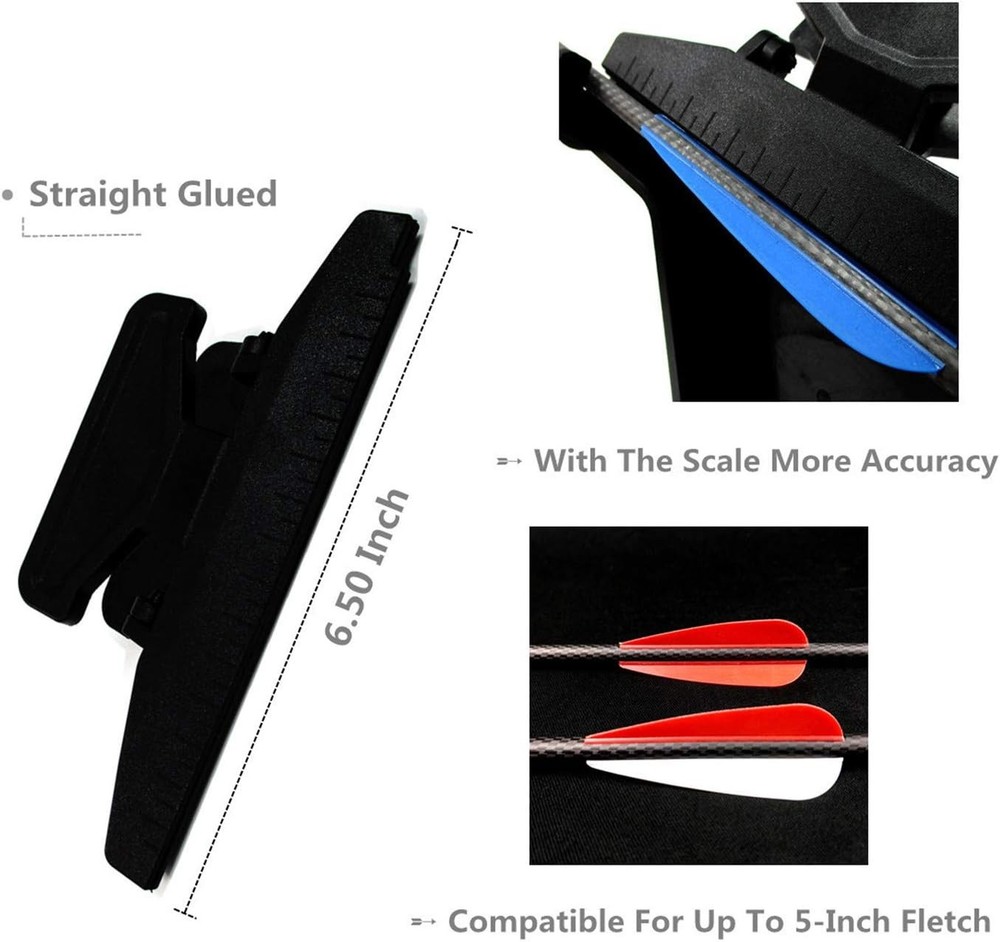 Adjustable Archery Fletching Jig Tool