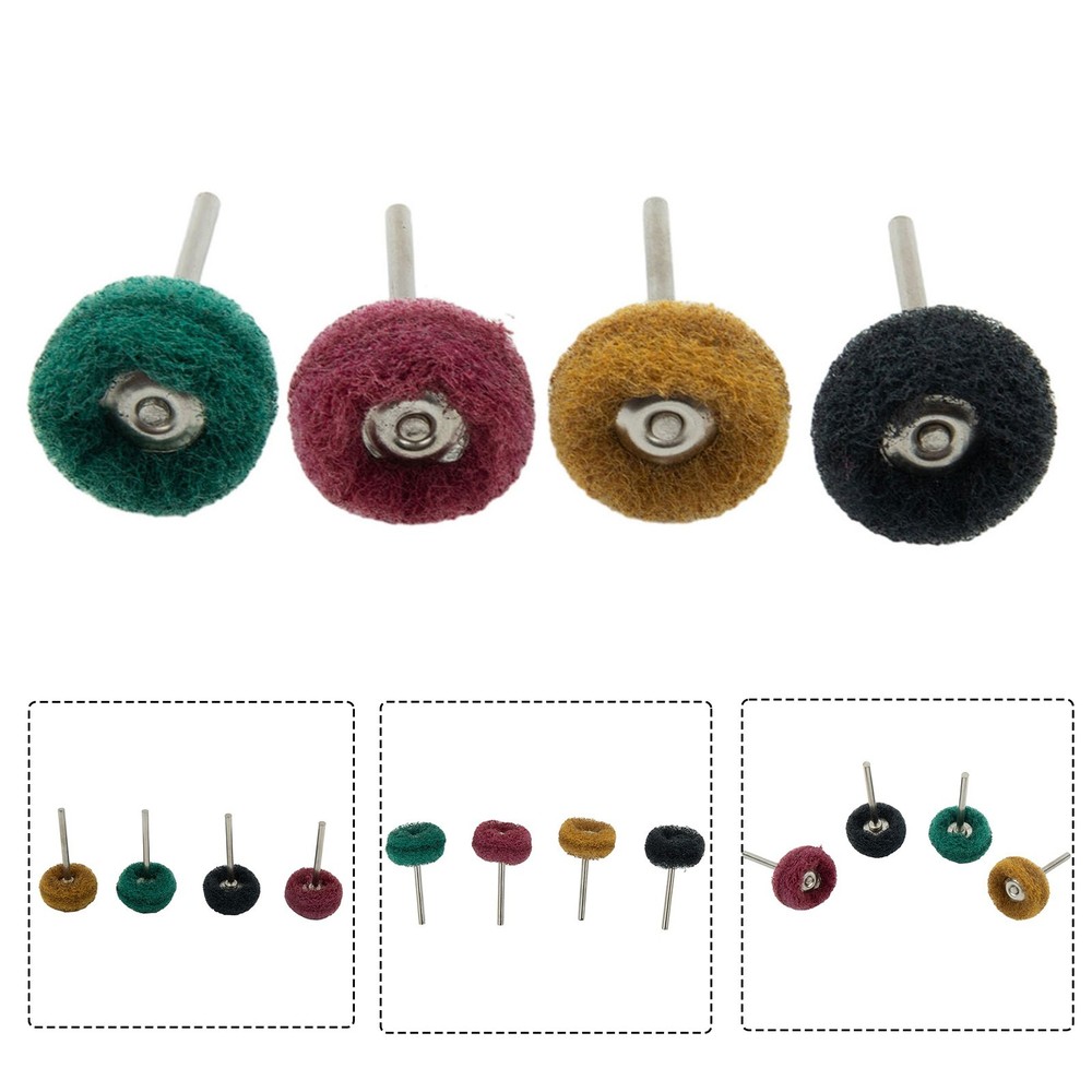 Effective Rust Deburring and Polishing with 4pcs Set Nylon Buffing Brush