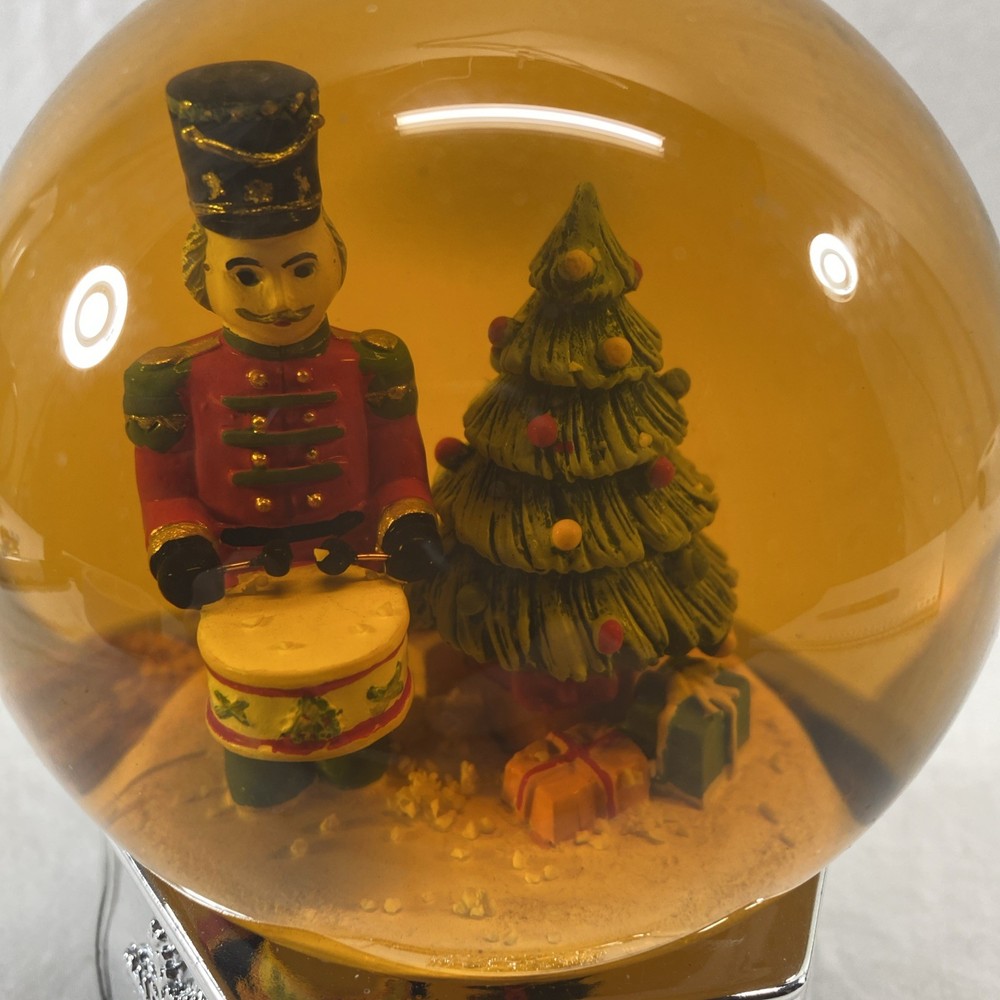 Spode Christmas Tree Musical Nutcracker Snow Globe. Vintage