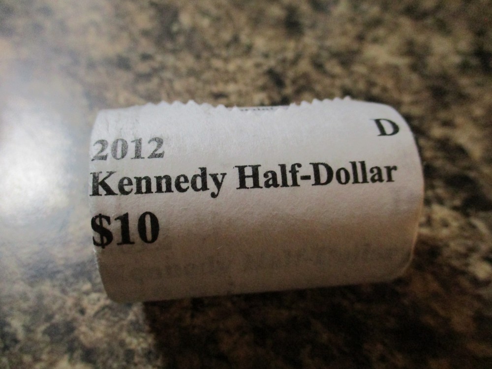 2012-D KENNEDY HALF DOLLAR US MINT ROLL    X