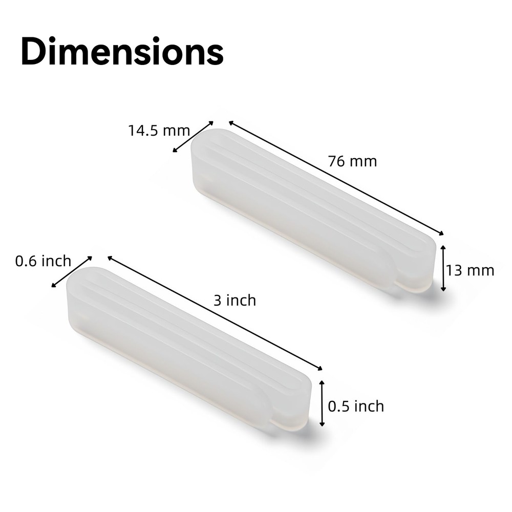 2-Pack Toothpaste Tube Squeezer by JM.JEEMI - Easy Squeeze Clear-2 Pack