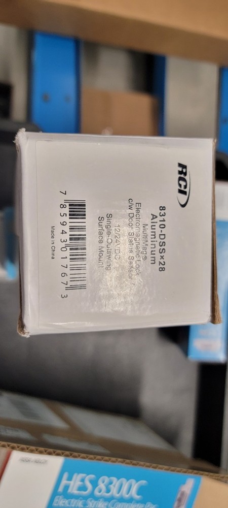 RCI 8310 MultiMag Electromagnetic Lock with Door Status Sensor