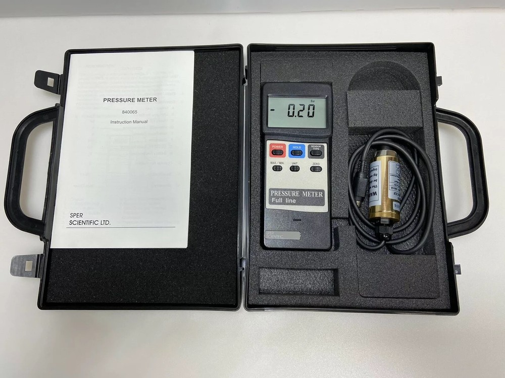 Sper Scientific Presure Meter 840053 full line