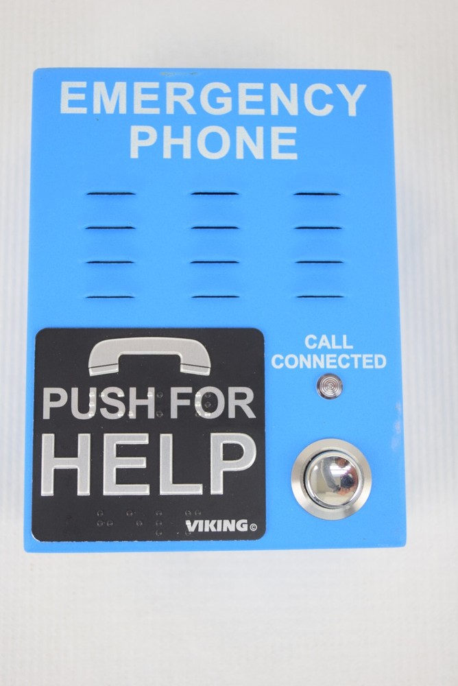Viking E-1600-65 262737B Emergency Phone Blue Push For Help Button