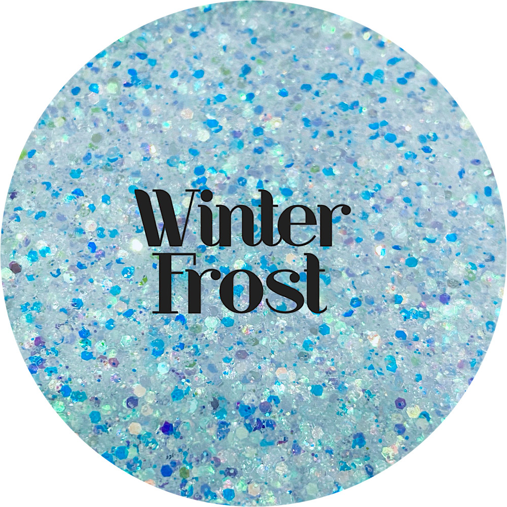 Premium Polyester Glitter - Light Pastel Blue Mix