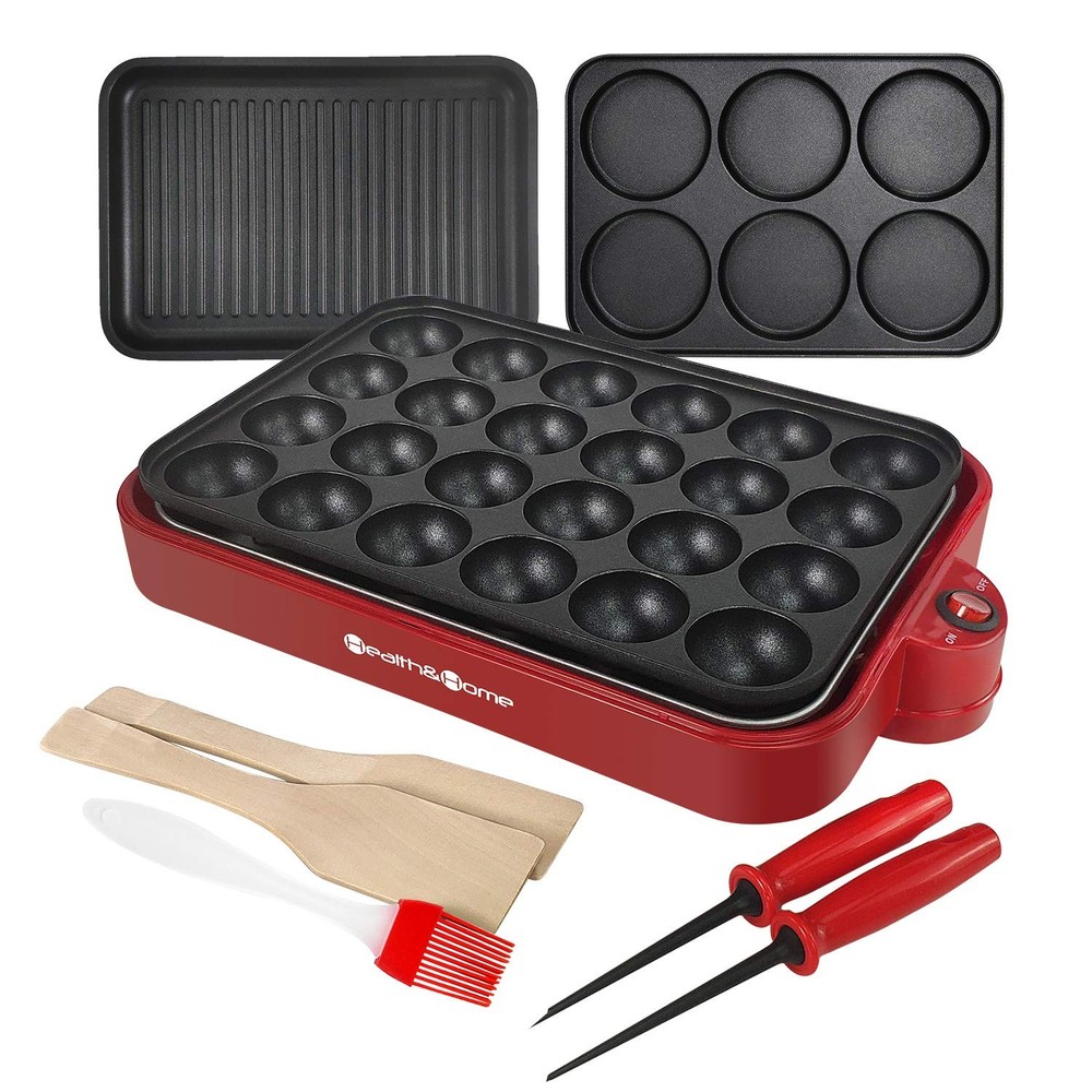 Multifunction Nonstick Baking Maker with 3 Interchangeable Baking Plates for ...