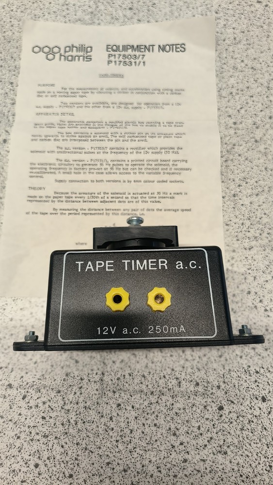 Ticker Tape Timer