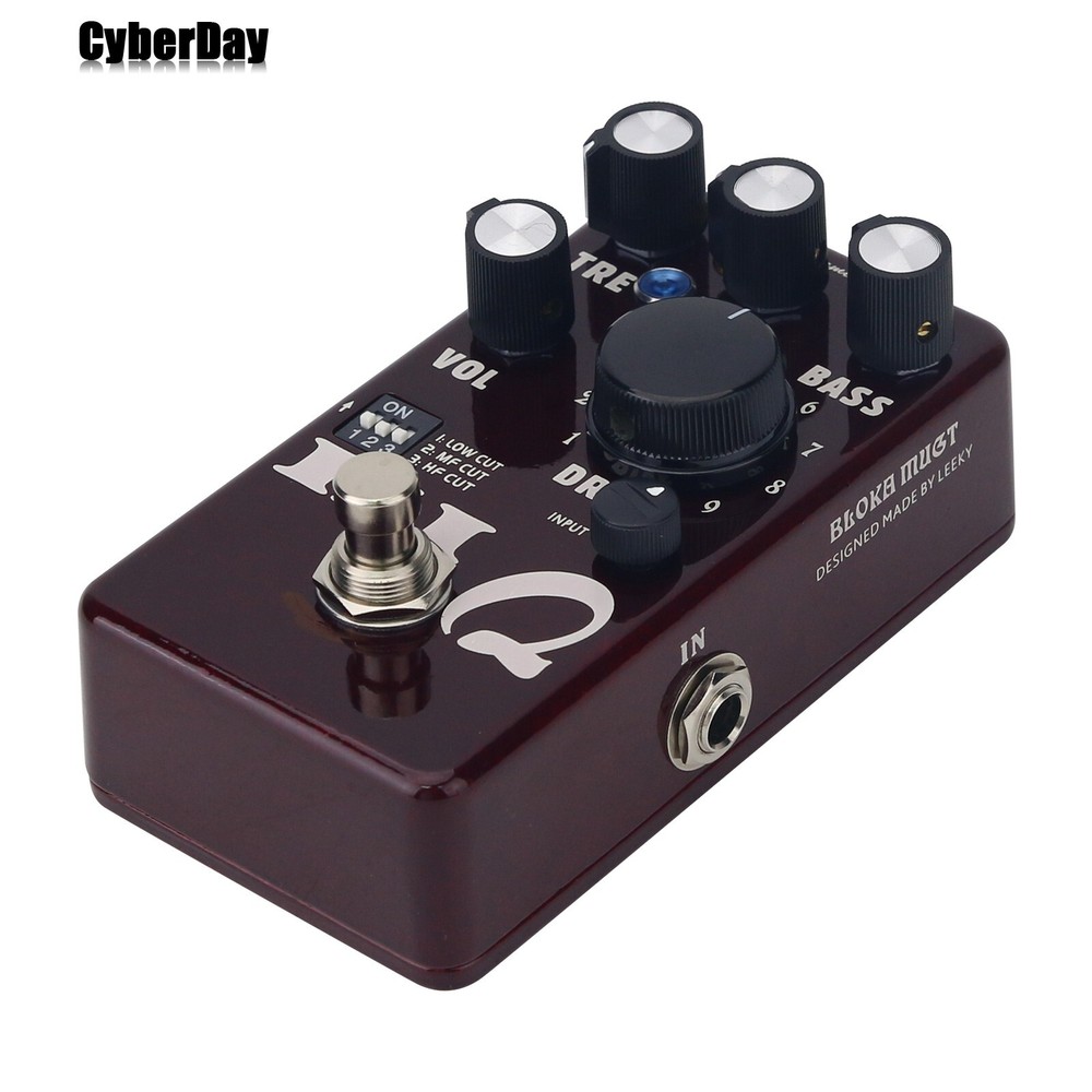 Electric Guitar Distortion Overload Effects Pedal High Gain Dynamic Effector