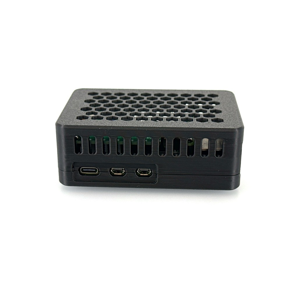 Raspberry Pi 5 Case for Official Raspberry Pi M.2 Hat+, Custom 3D-Printed