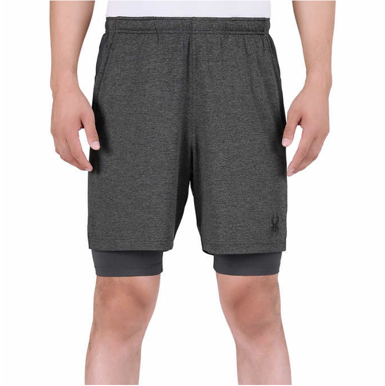 Spyder Performance Active Men’s Tech Knit Short Dark Gray