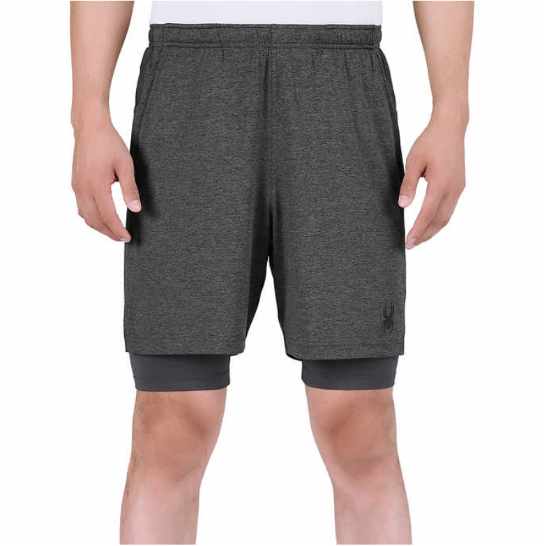 Spyder Performance Active Men’s Tech Knit Short Dark Gray