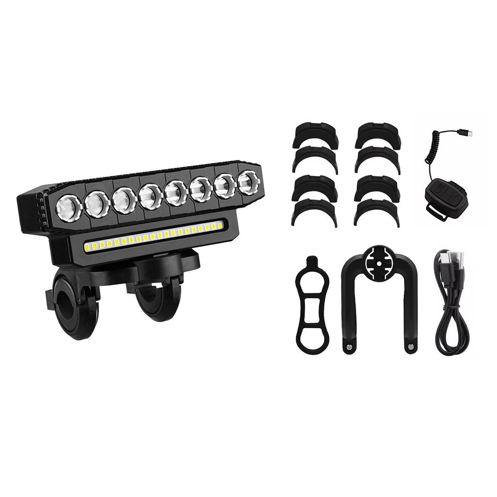 Bicycle Front Headlight Super Bright LED Bike Light Fit Type-C Charging