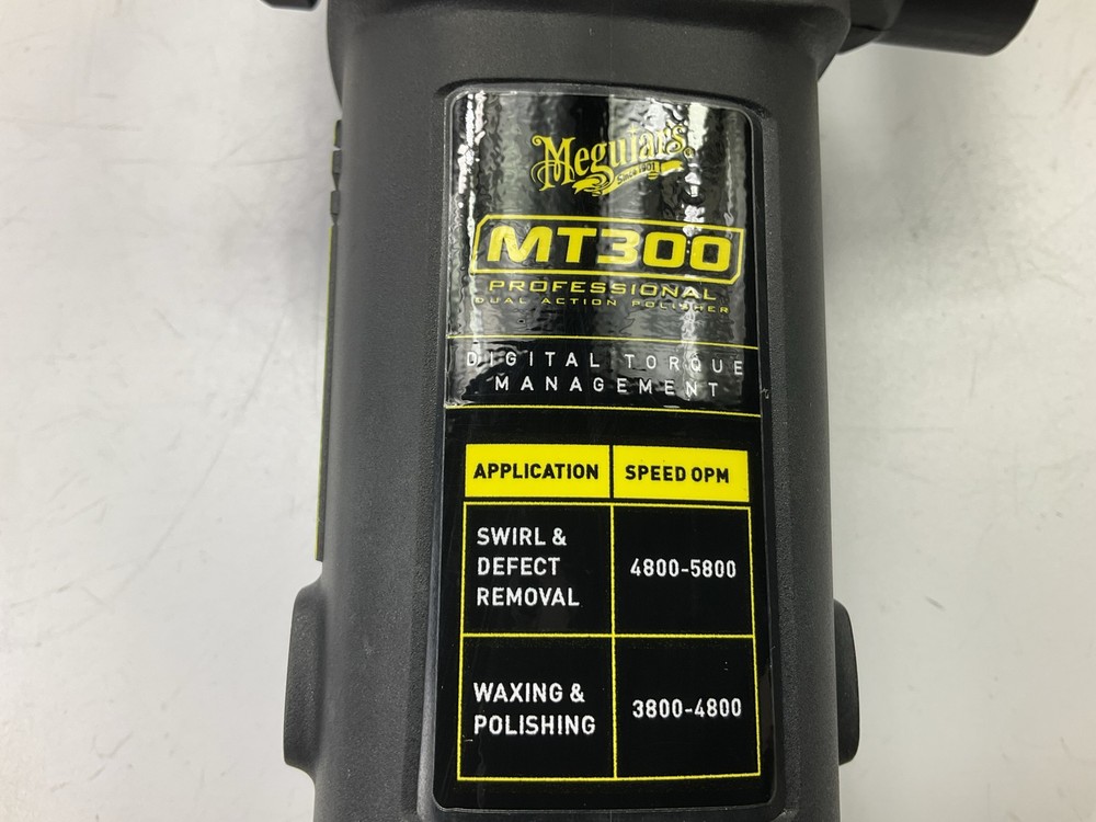 Meguiar's MT300 Variable Speed Dual Action Professional DA Polisher