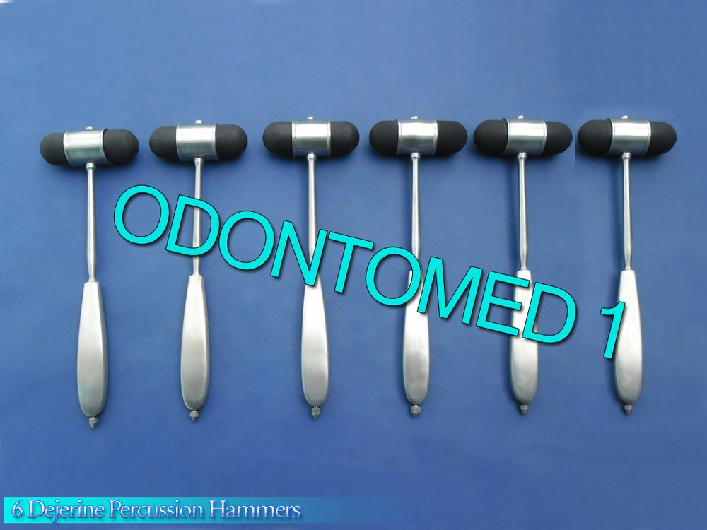 6 Dejerine Percussion Hammer Surgical Diagnostic Instruments