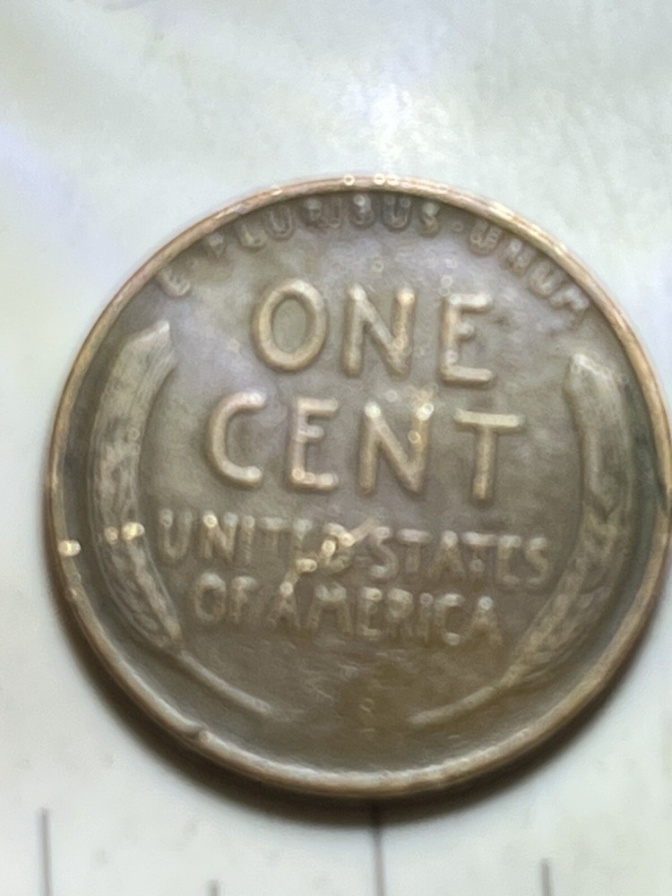 1944 1C RD Lincoln Cent