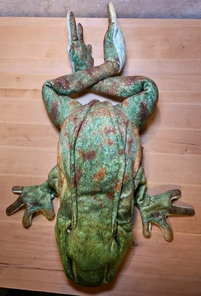 Folkmanis Jumping Frog Hand Puppet Plush RETIRED
