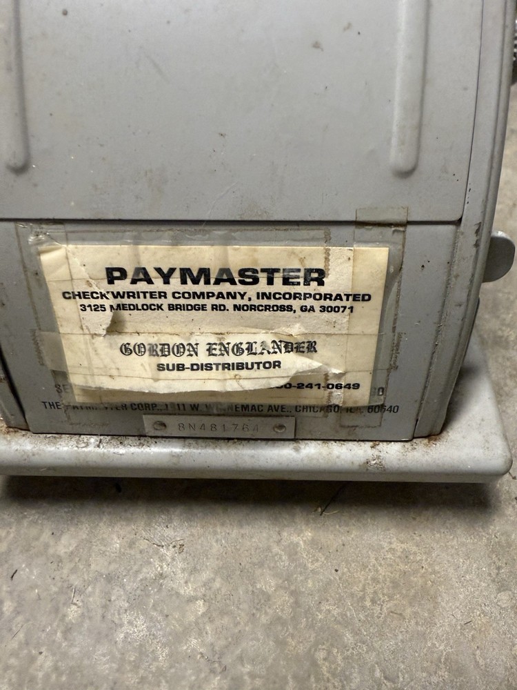 Paymaster Ribbon Writer