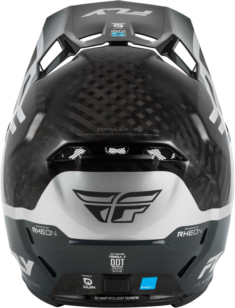 Fits Formula S Carbon Byte Helmet Black Carbon/Grey/Silver Lg
