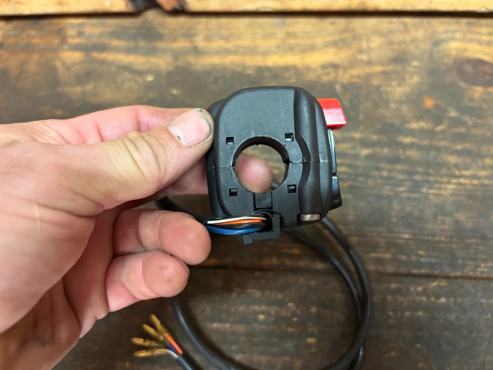 NOS Domino Start Kill Switch Handlebar Control