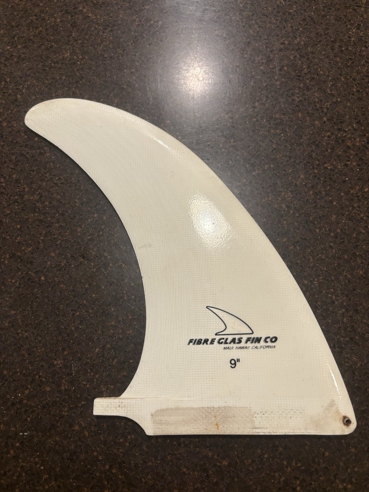Fibre Glas Fin Co Surfboard Fin 9” White