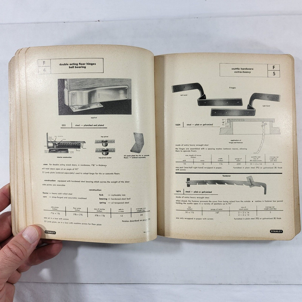 1950's Stanley Hardware Catalog No 71