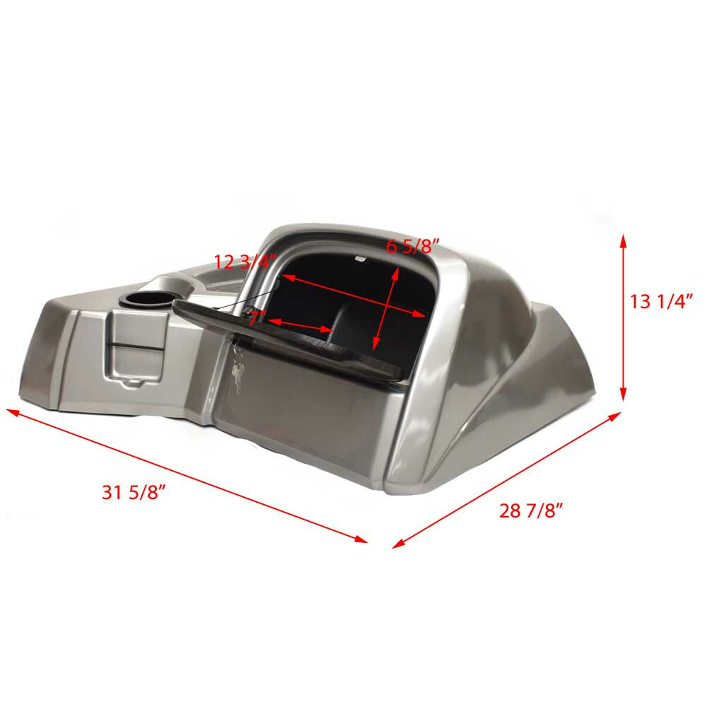 G3 Boat Glove Box Panel 73427405 | Dash Console Locking Silver