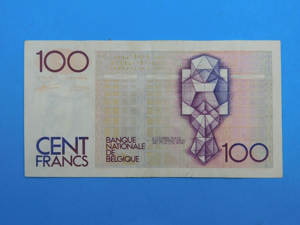 1978 Belgium 100 Franc Currency Note