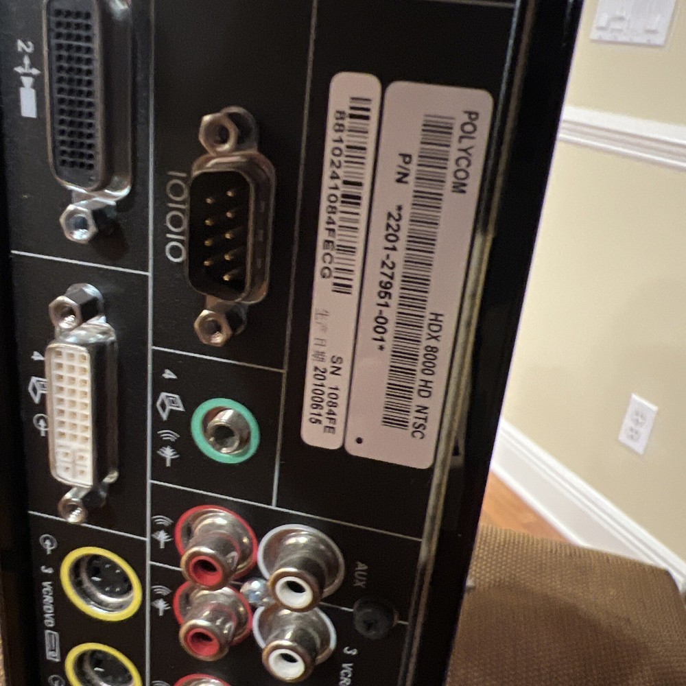 Genuine Polycom HDX 8000 Fully Loaded w 1080p!