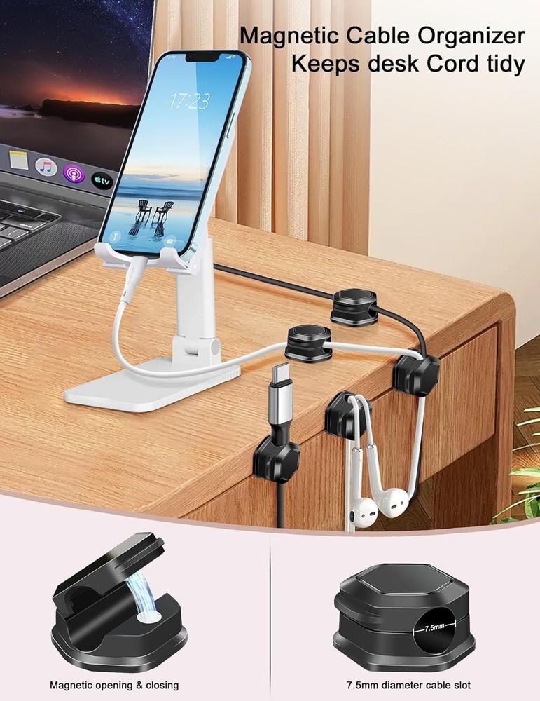 Adjustable Magnetic Cord Organizer