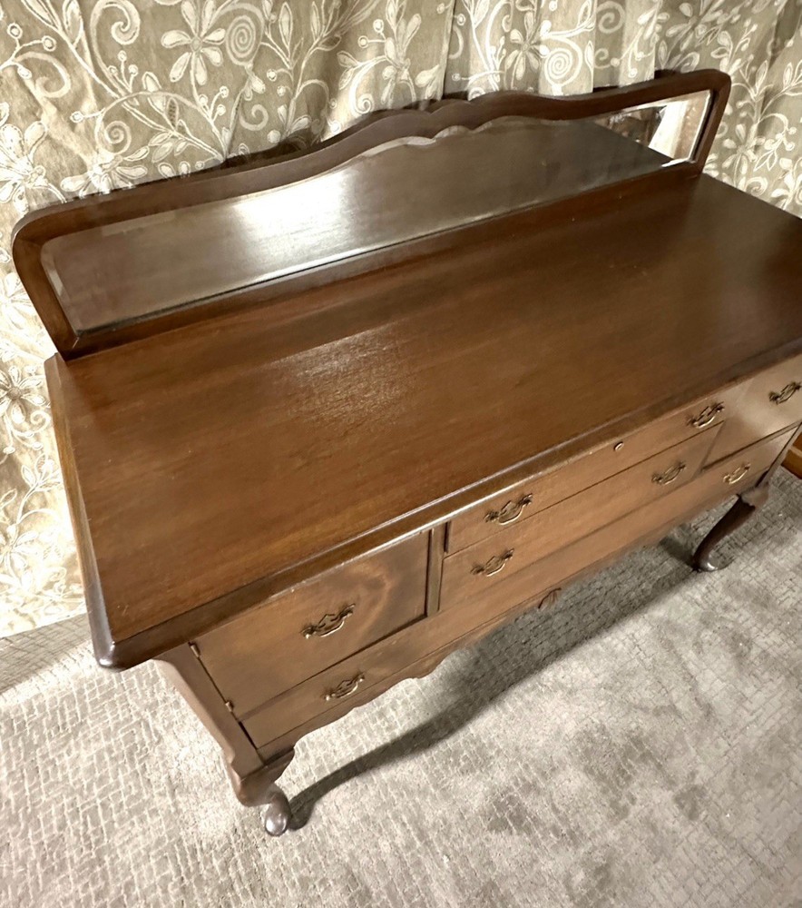 Buffet With Beveled Mirror